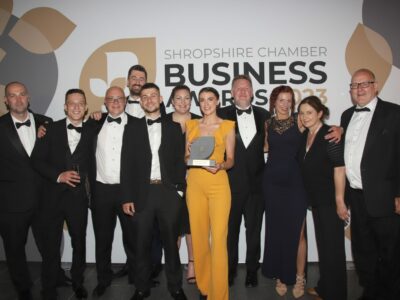 We won a Shropshire business award!